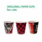 Singlewall Paper Cups 50z Long