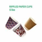 Rippled Paper Cups 6.5oz