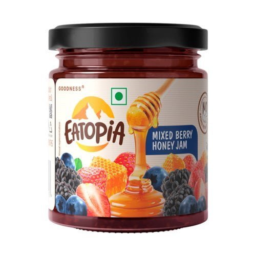 Mixed Berry Honey Jam by Eatopia