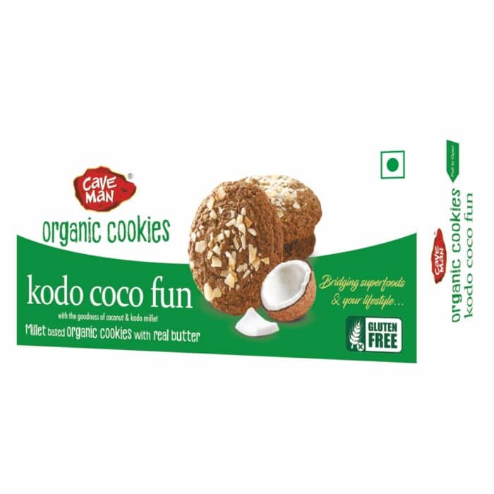 CaveMan Organic Kodo Coco Fun Cookies