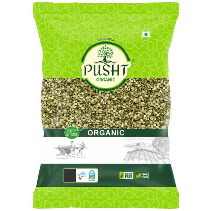 Pusht Organic Moong Chilka Dal