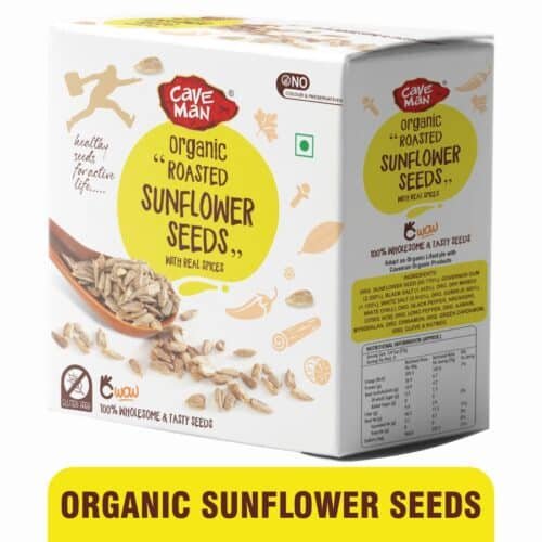 CaveMan Organic Roasted Sunflower Seeds