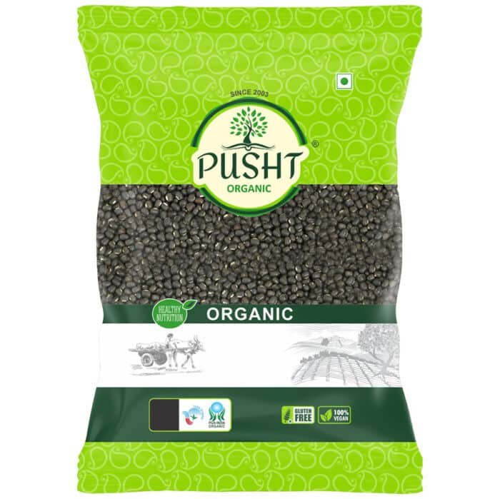 Pusht Organic Urad Whole Dal