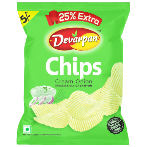 Devarpan Chips Cream Onion- High-Quality Private Label Manufacturer