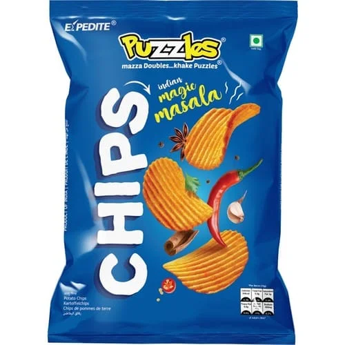 Puzzles Potato Chips Indian Magic Masala