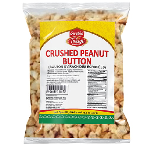 crushed peanut button by telugu foods