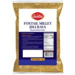 foxtail millet idli rava by telugu foods