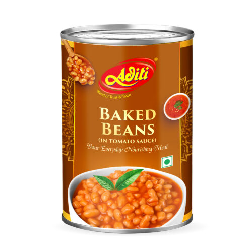 Curried Baked Beans in Tomato Sauce by Aditi Foods